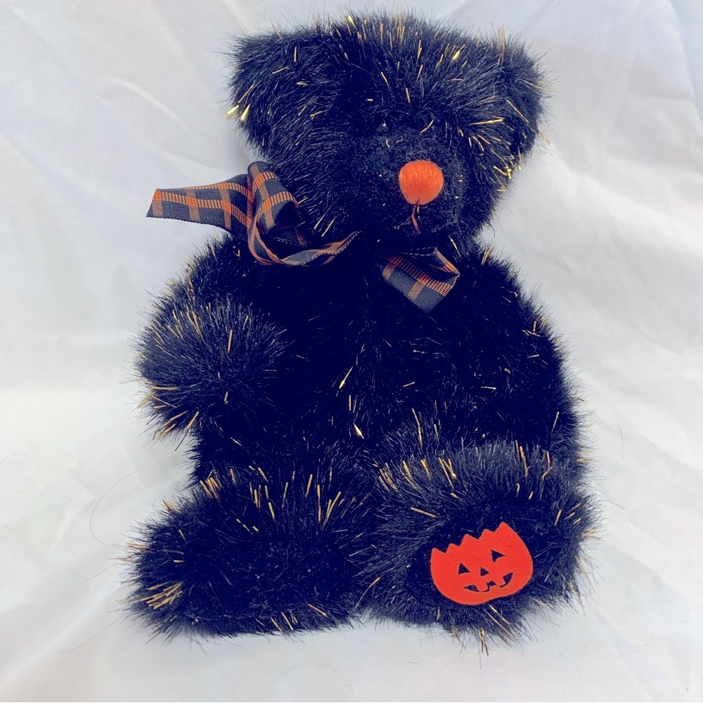 Sparky The Halloween Teddy Bear Vintage Russ Berrie Plush Bear 10”
